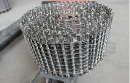 คุณภาพ  168mm-900mm SS Stainless Steel Conveyor Belt Wire Mesh for Wall Cladding โรงงาน