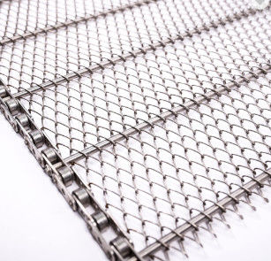 คุณภาพ  High Temperature Resistance Chain Drive Flat Flex Belt Wire Mesh for Conveyor โรงงาน