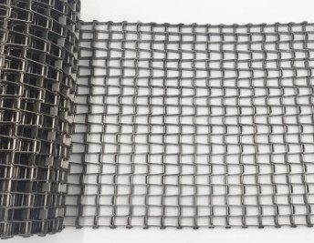 สายพานลำเลียงสแตนเลสรังผึ้ง 1x1 ลวดตาข่ายสังกะสี