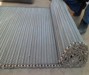 สายพานลำเลียงลวดตาข่าย OEM 316 แผ่นโซ่สแตนเลส