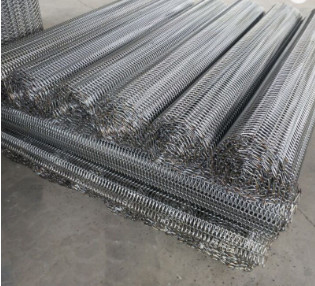 V Shape สแตนเลสอุตสาหกรรมอาหารระบบสายพานลำเลียง Belt Mesh Wire