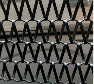 V Shape สแตนเลสอุตสาหกรรมอาหารระบบสายพานลำเลียง Belt Mesh Wire