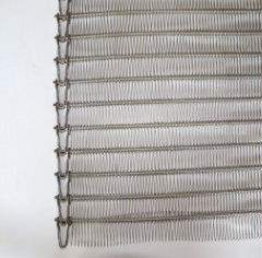 สายพานลำเลียงแบบยืดหยุ่นแบนสแตนเลสแบบปรับได้ Sintered Wire Mesh