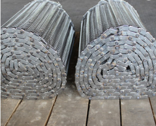 ODM Chain Driven Spiral Freezer Belt สายพานลำเลียงลวดตาข่ายจีบ