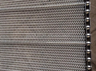 SUS302 สแตนเลสทอเกลียว Freezer Belt Wire Mesh
