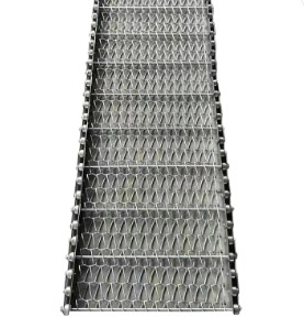 สายพานลำเลียงแบบแผ่นตาข่ายแบบ Double Crimped 1mx0.6m