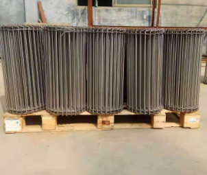 สายพานลำเลียงเหล็กกล้าไร้สนิม SS201 แบบคู่สมดุล MS Wire Mesh