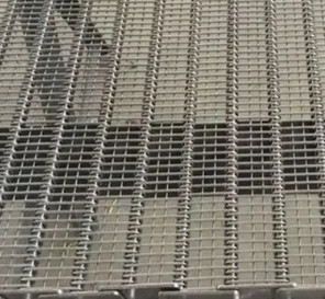Chain Link Edge Eye Flex Conveyor สายพานตาข่ายสแตนเลส