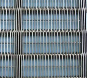 Chain Link Edge Eye Flex Conveyor สายพานตาข่ายสแตนเลส