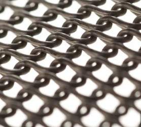 316SS Uni Chain Driven Belt Conveyor Mesh Link สำหรับการอบ