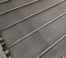 สแตนเลสสตีล Unichain Modular Chain สายพานตาข่าย 1.2mm 1.4mm