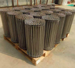 สายพานลำเลียงเหล็กกล้าไร้สนิม SS201 แบบคู่สมดุล MS Wire Mesh