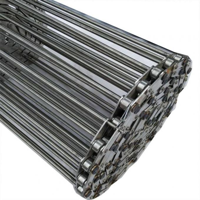 304 สแตนเลสเกลียวลวดตาข่ายอาหารตาข่ายเข็มขัดสำหรับโซ่เชื่อมโยงสายพานลำเลียง 5