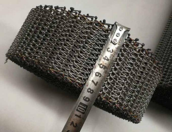 อุณหภูมิสูง 314 310s สแตนเลสเกลียวตาข่ายสายพานลำเลียงสายพาน Metal 13