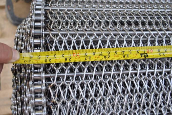 สายพานลำเลียงช็อคโกแลตผลไม้ทนต่อการกัดกร่อนแบบกำหนดเองขับเคลื่อนด้วยโซ่ 8